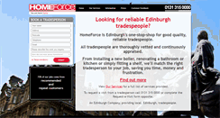 Desktop Screenshot of edinburgh-homeforce.co.uk